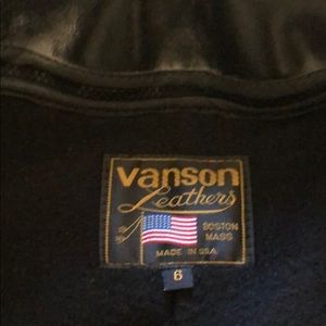 Vanson Womens Motorcycle Jacket